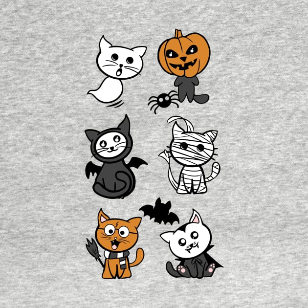 Halloween Cats Party by emanuelacarratoni